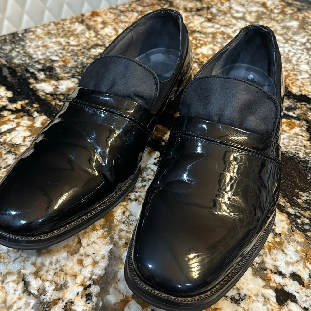 Giorgio Brutini leather patent‎ shoes